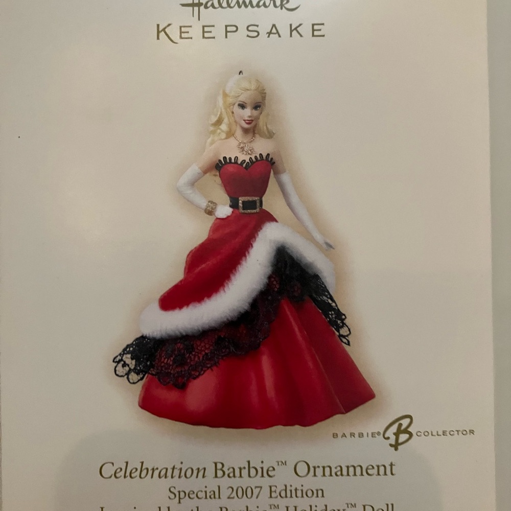 Celebration Barbie Ornament 2007 Edition in box